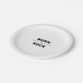 GEBOREN PAPPTELLER (Schrägansicht)