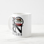 GEBOREN Pasadena California 11oz Kaffeetasse (Vorderseite Links)