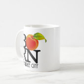 GEBOREN Peachtree City 11oz Kaffeetasse (Vorderseite Links)