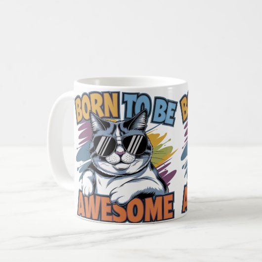 Geboren phantastisch zu sein - das bist du! 🌟 💥 kaffeetasse (Vorderseite Links)