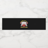 Geboren, Poker zu spielen, der gezwungen ist, Gamb Wasserflaschenetikett (Einzelnes Label)