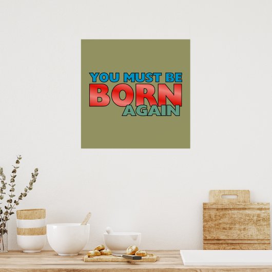 Geboren Poster (Küche)