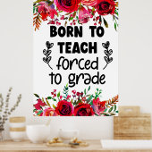 Geboren, Poster zu lehren (Küche)