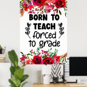 Geboren, Poster zu lehren (Heimbüro)