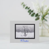 Geboren Postkarte (Stehend Vorderseite)