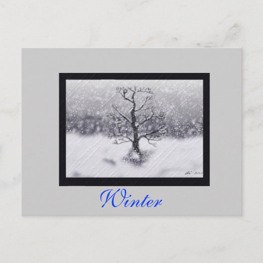 Geboren Postkarte (Vorderseite)