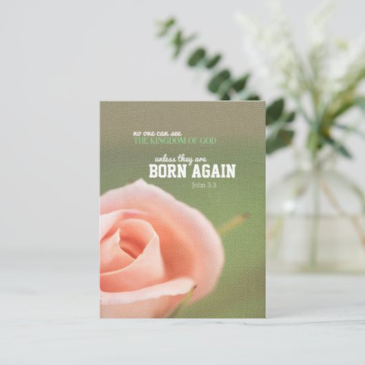 Geboren Postkarte (Stehend Vorderseite)