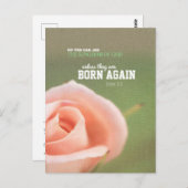 Geboren Postkarte (Vorne/Hinten)