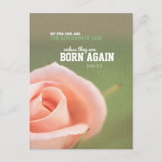 Geboren Postkarte (Vorderseite)