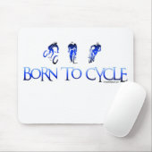 GEBOREN RADZUFAHREN MOUSEPAD (Mit Mouse)