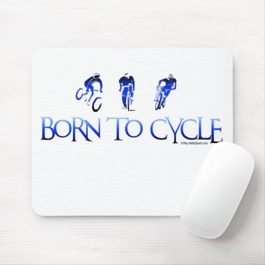 GEBOREN RADZUFAHREN MOUSEPAD (Mit Mouse)