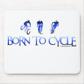 GEBOREN RADZUFAHREN MOUSEPAD (Vorne)