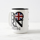 GEBOREN Reading England 15oz Zweifarbige Tasse (Vorderseite Links)