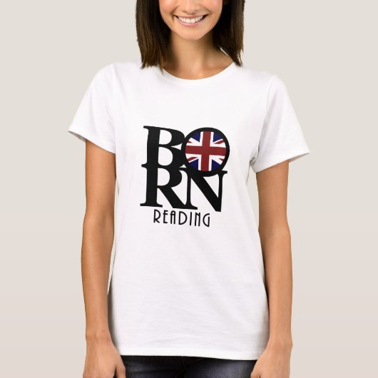 GEBOREN Reading England T-Shirt (Vorderseite)