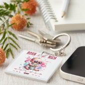 Geboren, reich zu sein schlüsselanhänger (Vorderseite rechts)