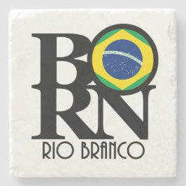 GEBOREN Rio Branco Steinuntersetzer