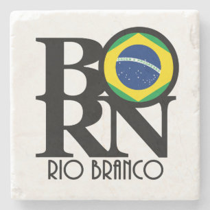 GEBOREN Rio Branco Steinuntersetzer