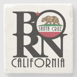 GEBOREN Santa Cruz Steinuntersetzer