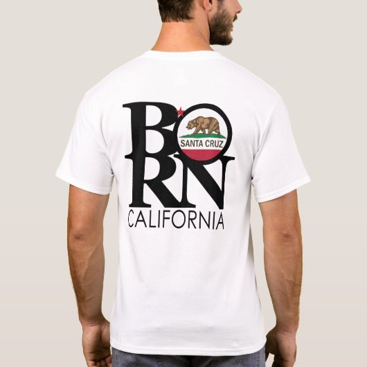 GEBOREN Santa Cruz T-Shirt (Rückseite)