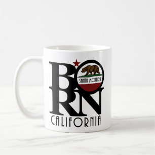 GEBOREN Santa Monica California 11oz Kaffeetasse