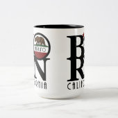 GEBOREN Sausalito CA 15oz Zweifarbige Tasse (Mittel)