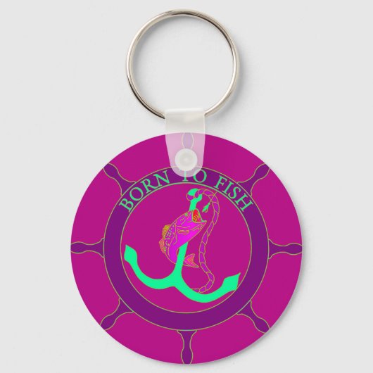 Geboren Schlüsselanhänger (Vorderseite)
