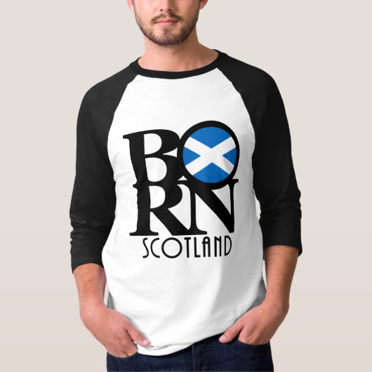 GEBOREN Schottland T-Shirt (Vorderseite)