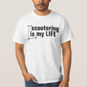 geboren scoot T-Shirt (Vorderseite)