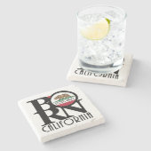 GEBOREN Scott Valley Steinuntersetzer (Seitenansicht)