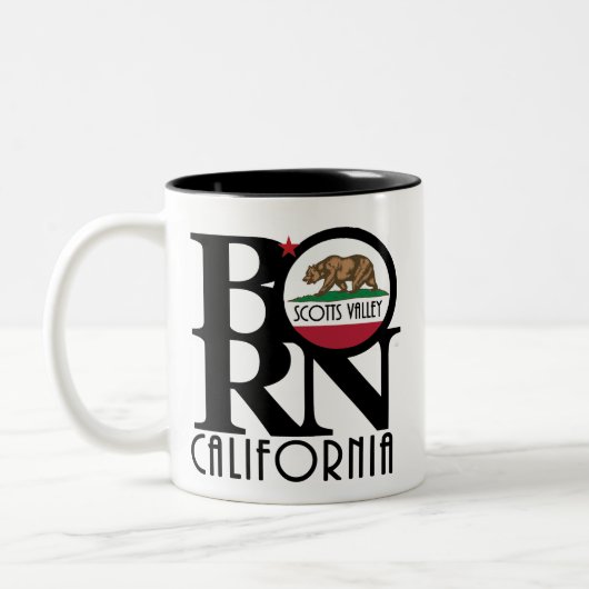 GEBOREN Scotts Valley 11oz Zweifarbige Tasse (Links)