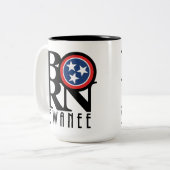 GEBOREN Sewanee Tennessee 15oz Zweifarbige Tasse (Vorderseite Links)
