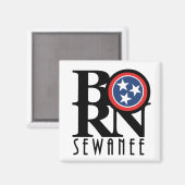 GEBOREN Sewanee Tennessee Magnet (Vorderseite/Rückseite)