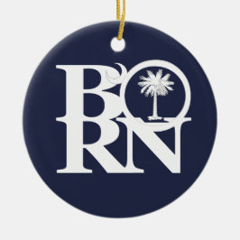 GEBOREN South Carolina Keramik Ornament