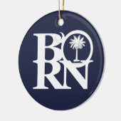 GEBOREN South Carolina Keramik Ornament (Links)
