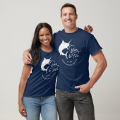 Geboren, Speerfisch-kundenspezifisches T-Shirt (Unisex)