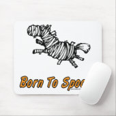 Geboren Spook Halloween-Pferd! Mousepad (Mit Mouse)