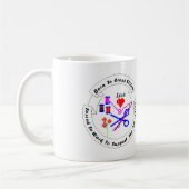 Geboren, Stich-Tasse zu kreuzen Kaffeetasse (Links)