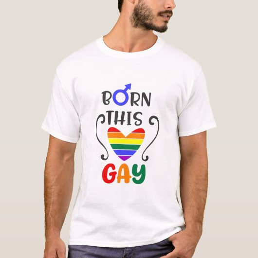 Geboren T-Shirt (Vorderseite)