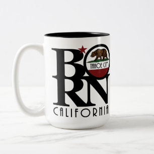 GEBOREN Tahoe City California 15oz Zweifarbige Tasse