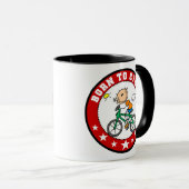 Geboren, Tasse radzufahren (VorderseiteRechts)
