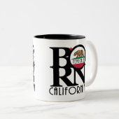 GEBOREN Temecula 11o Zweifarbige Tasse (VorderseiteRechts)