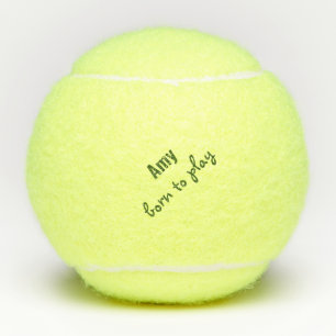 Geboren Tennisball (Penn)-Zitat personalisieren Tennisbälle
