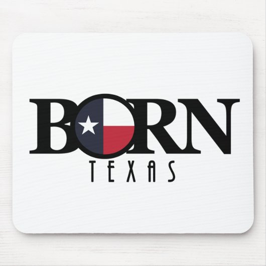 GEBOREN Texas Mousepad (Vorne)