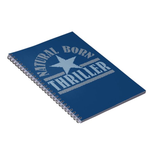 Geboren-Thriller-Notebook Notizblock (Rechte Seite)