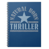 Geboren-Thriller-Notebook Notizblock (Vorderseite)