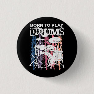Geboren, Trommeln zu spielen, Rock Music Band Drum Button