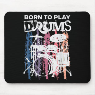 Geboren, Trommeln zu spielen, Rock Music Band Drum Mousepad