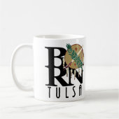 GEBOREN Tulsa Oklahoma 11oz Kaffeetasse (Links)