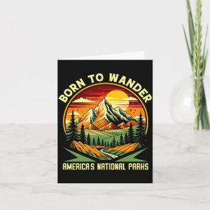 Geboren, um Amerikas Nationalparks zu erkunden Cam Karte