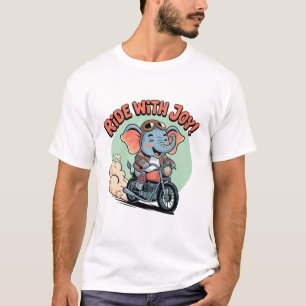 Geboren, um auf einem lustigen tätowierten Elefant T-Shirt
